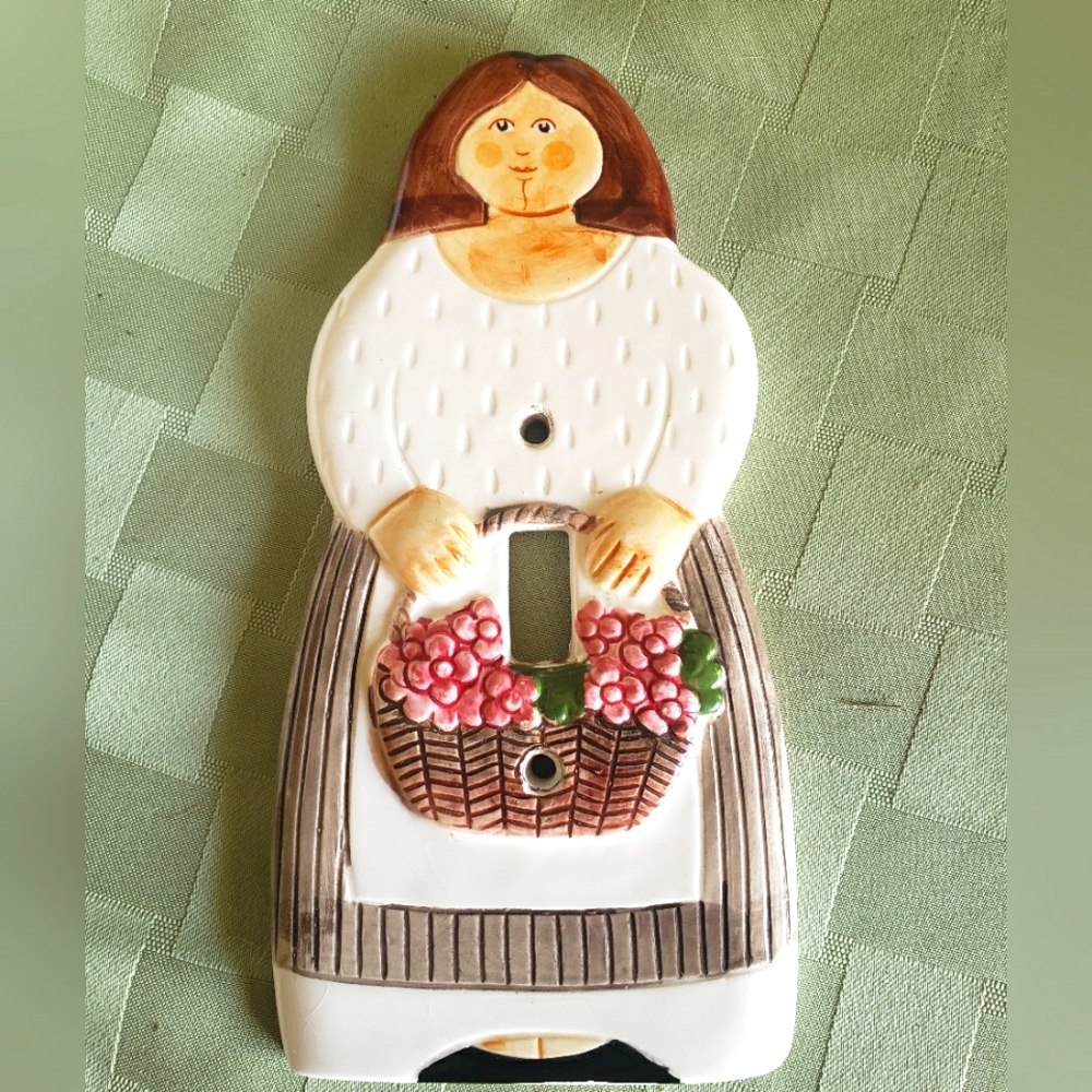 Ceramic light switch cover